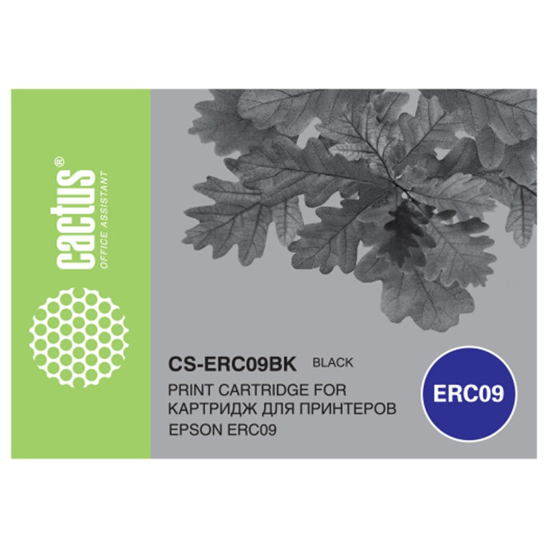 Картридж матричный Cactus ERC09BK чер. для Epson ERC09 1764896