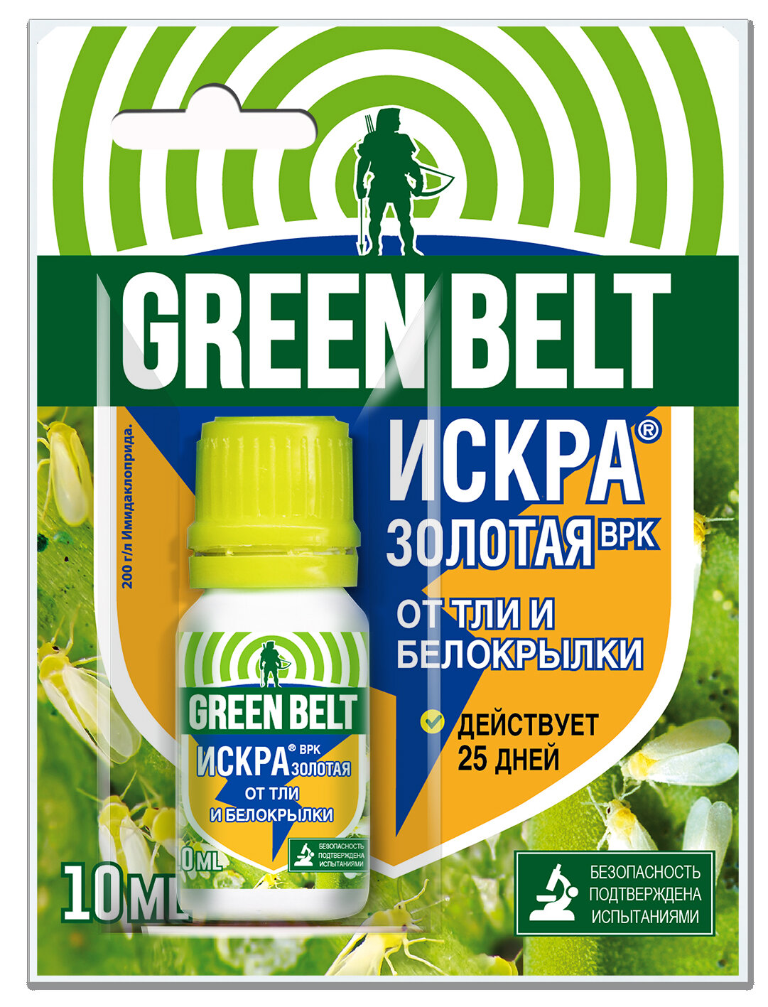 Green Belt Средство для защиты от насекомых Искра Золотая, 120 шт. х 10 мл х 10 г