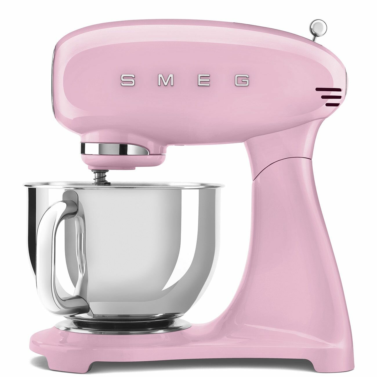 Миксер SMEG SMF03PKEU, розовый