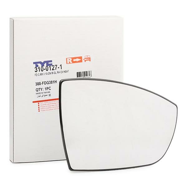Зеркальное стекло наружное зеркало TYC 310-0127-1 (1 шт.)