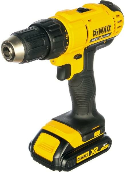 Дрель-шуруповерт DeWalt DCD771C2-QW аккум. патрон:быстрозажимной (кейс в комплекте)