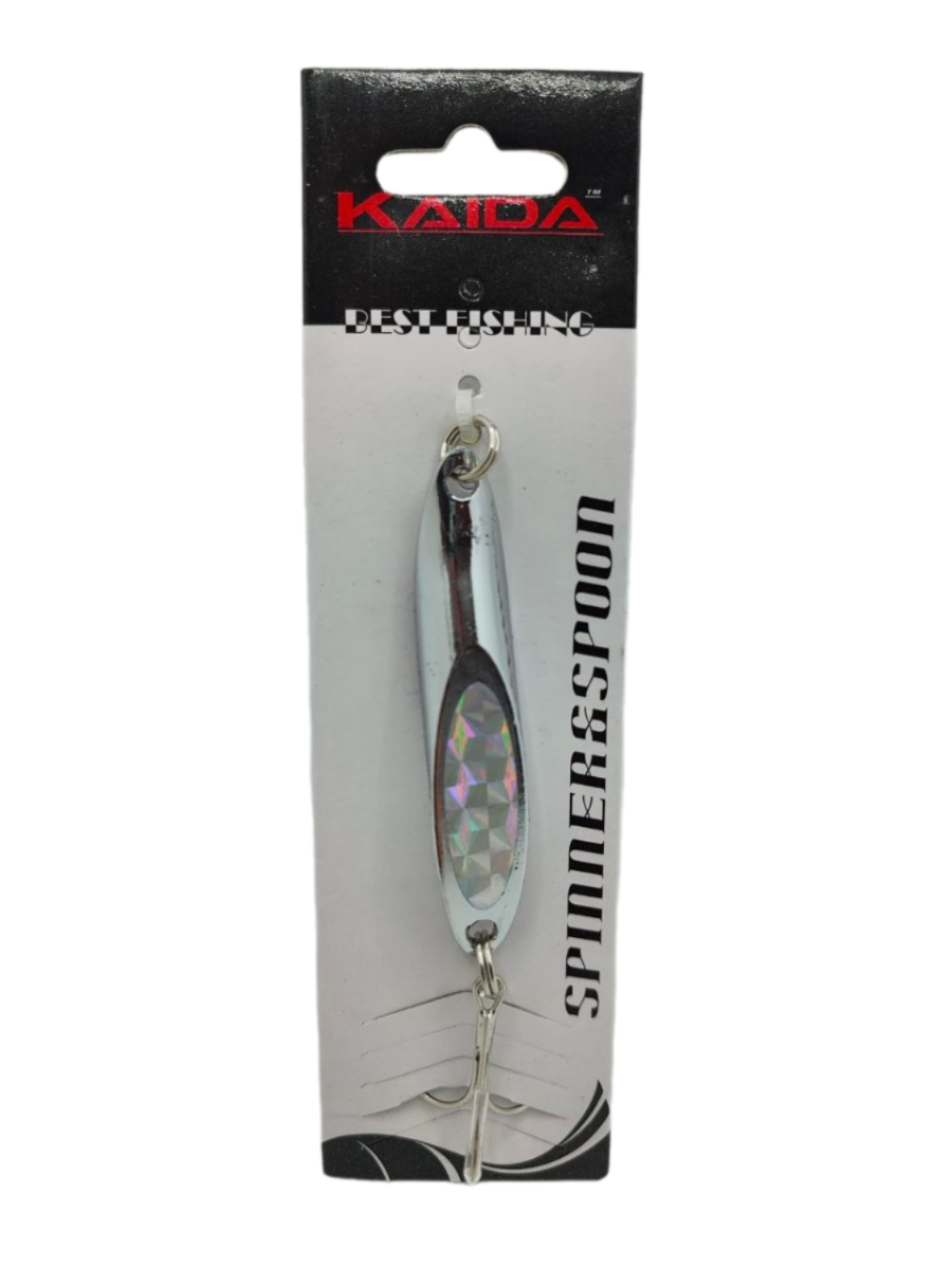 Блесна колеблющаяся Каида Spinner & Spoon 25гр. silver