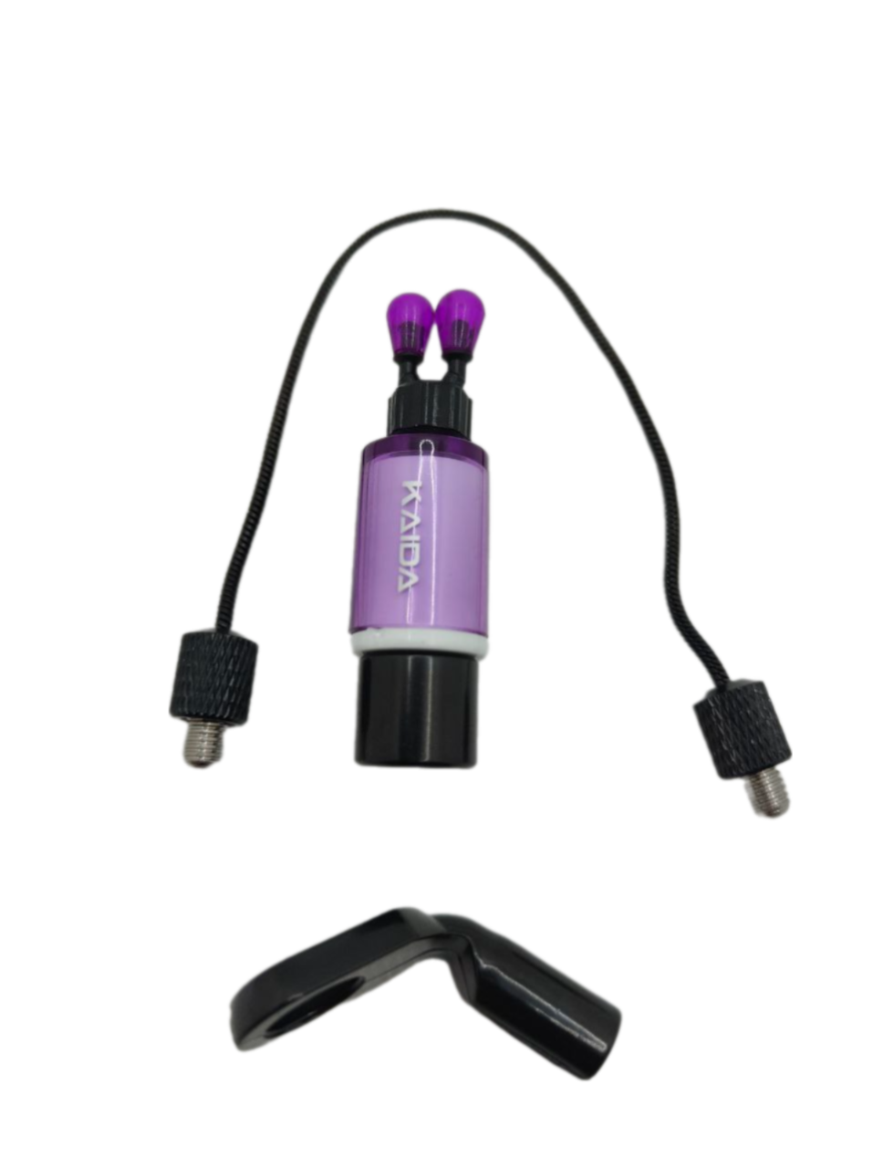 Сигнализатор поклёвки (свингер) Каида CF02-5 на тросике фиолетовый