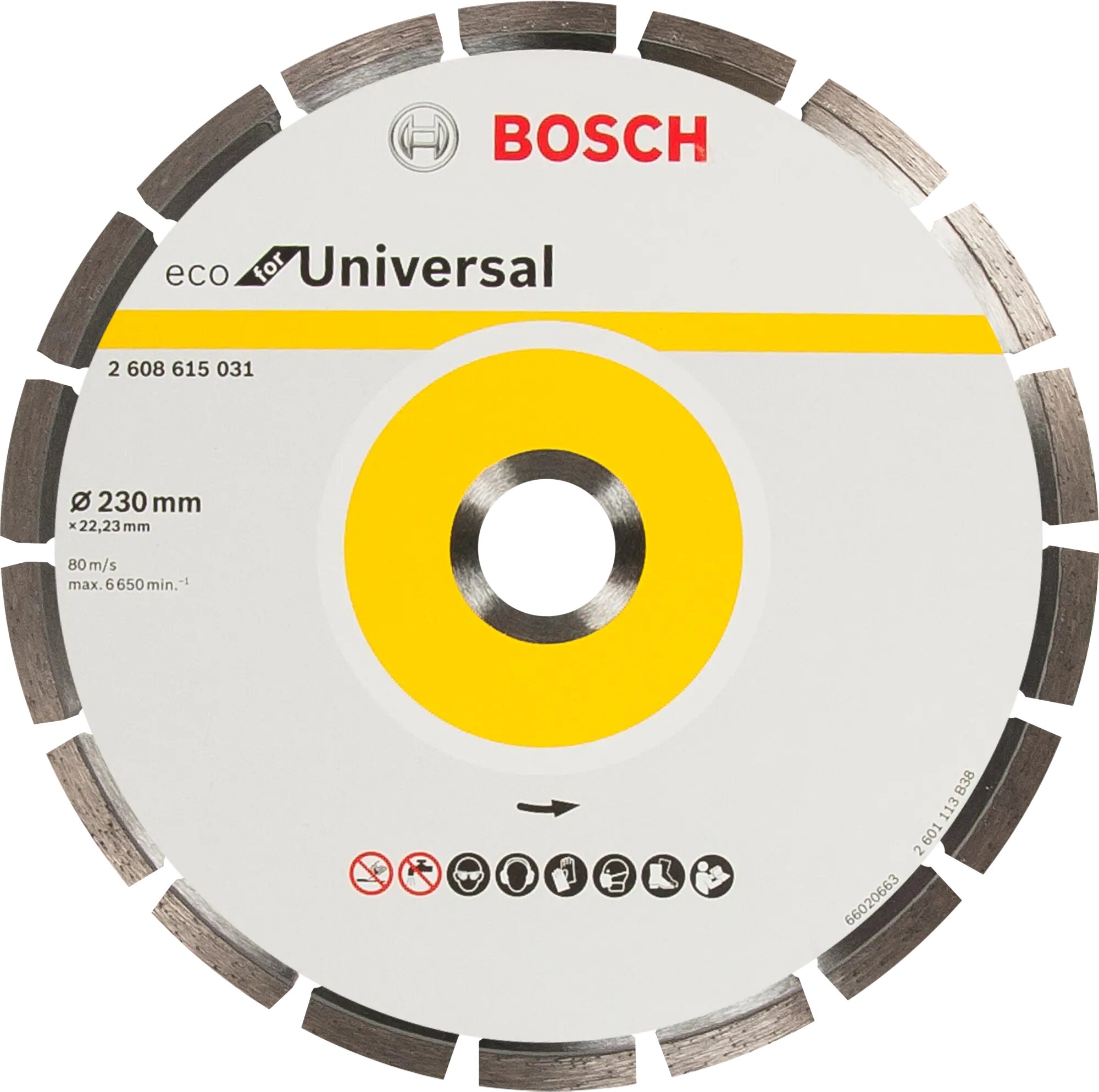 Диск алмазный универсальный Bosch Eco 230x22.23 мм