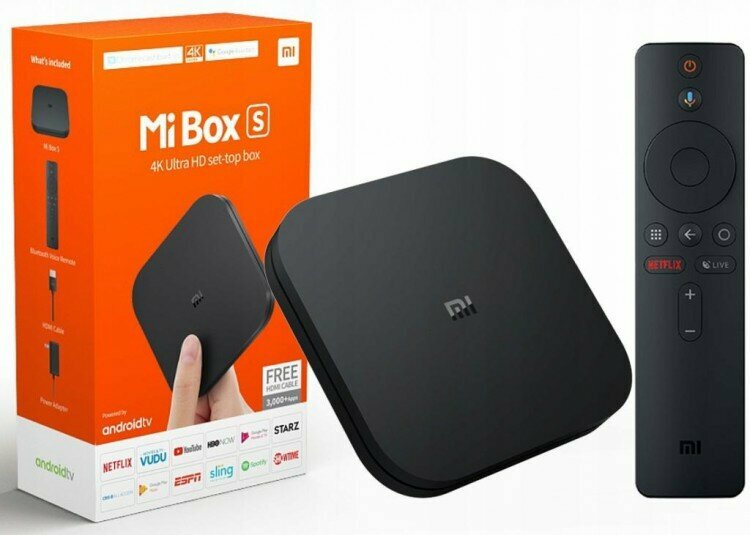 ТВ-приставка Xiaomi Mi Box S 2 Gen Global черный (MDZ-28-AA)