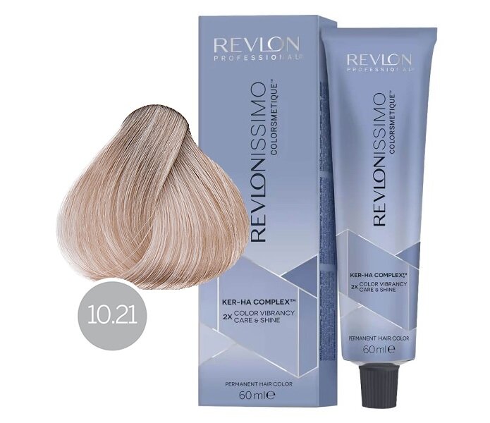 Revlon Professional Revlonissimo Colorsmetique Краска для волос оттенок 10-21 (очень сильно светлый блондин перламутровый пепельный)
