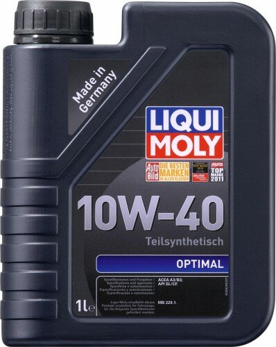 HC-синтетическое моторное масло LIQUI MOLY Optimal 10W-40