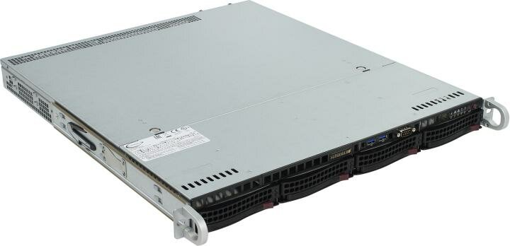 Сервер в корпусе высотой 1U Никс sS6000/1U S637X1Ei Xeon E3 1245 V6/32 ГБ/1 x 1 Тб SSD/Aspeed AST2400