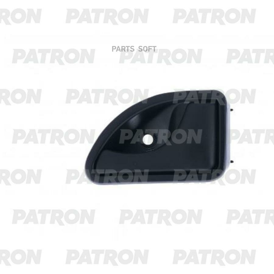 PATRON P201198R Ручка внутренняя двери пластмассовая передн прав Renault Kangoo 01-07, Twingo 93-07 (черн)