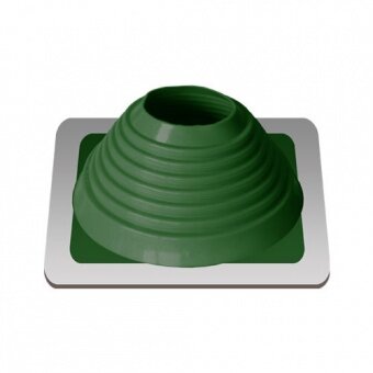 фото Кровельная проходка прямая №7 (157-280 мм), зеленый