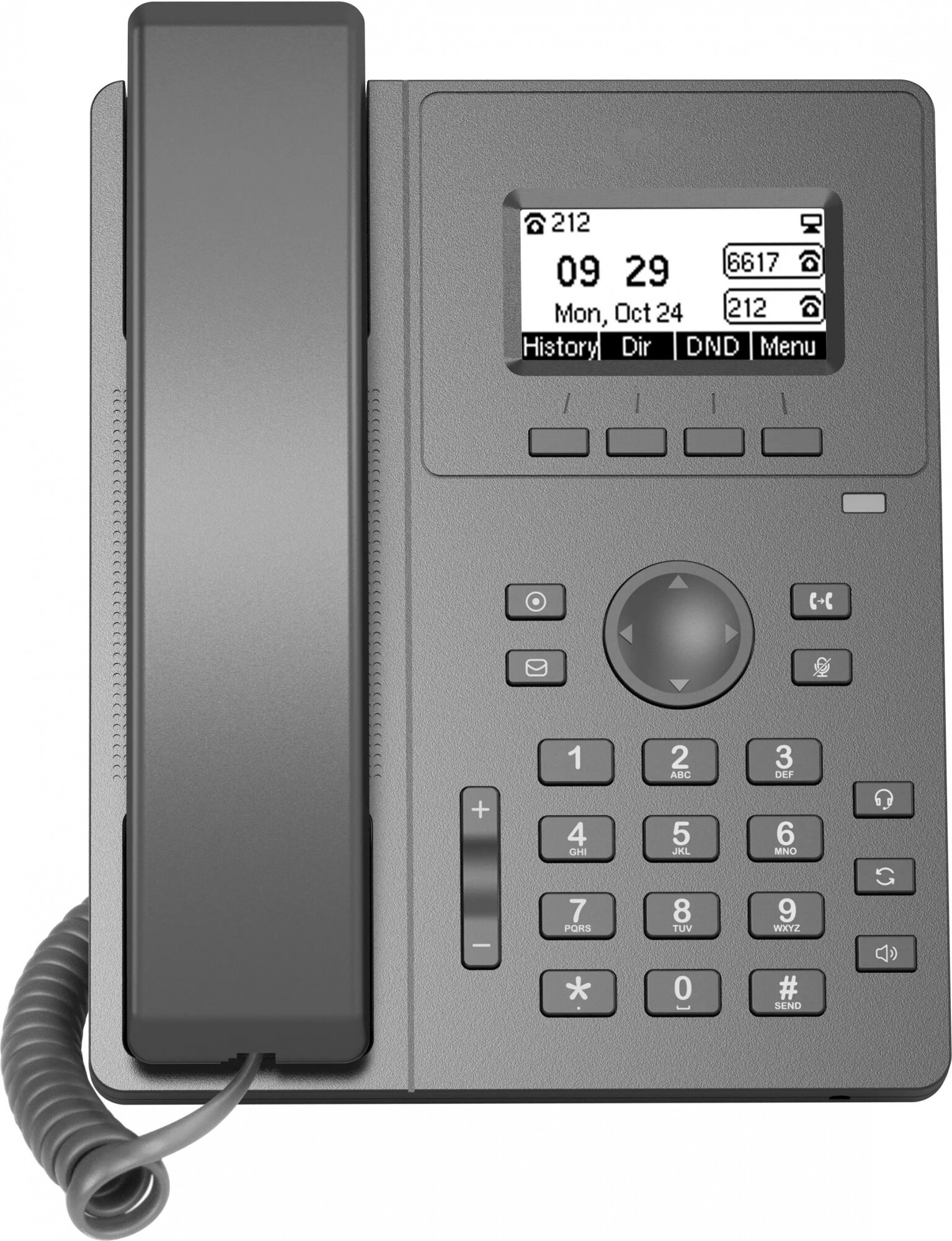 Телефон IP Flyingvoice P10W серый упак.1шт