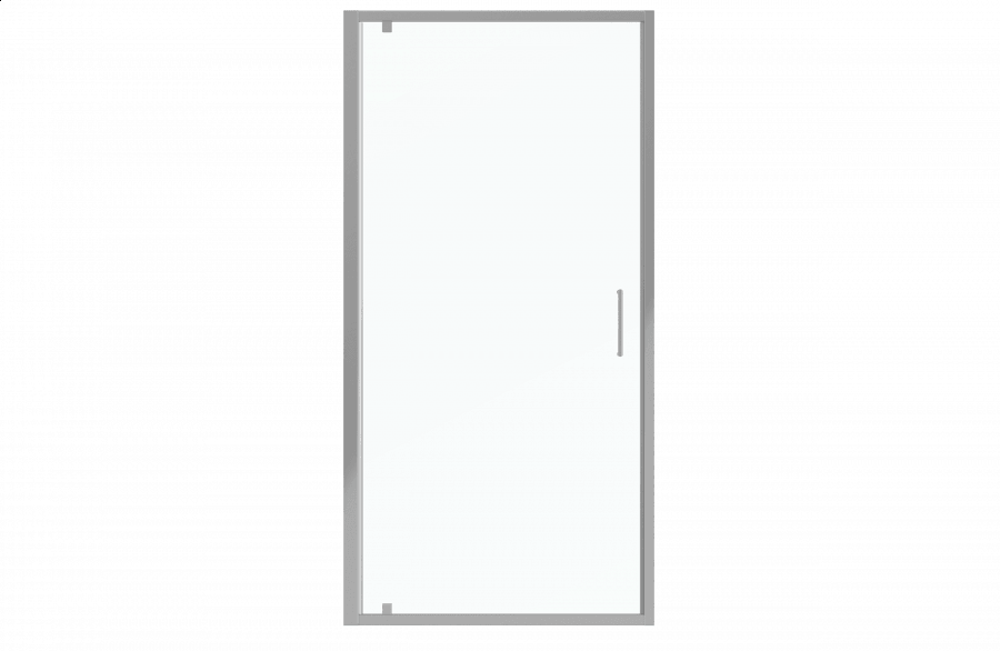 Душевая дверь в нишу с одной распашной дверью BRAVAT LINE арт BD100.4111A