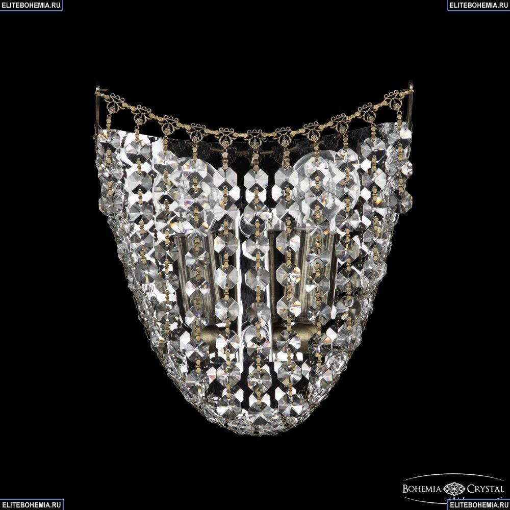 Бра Bohemia Ivele Crystal 77081B/34 Ni - фото №2