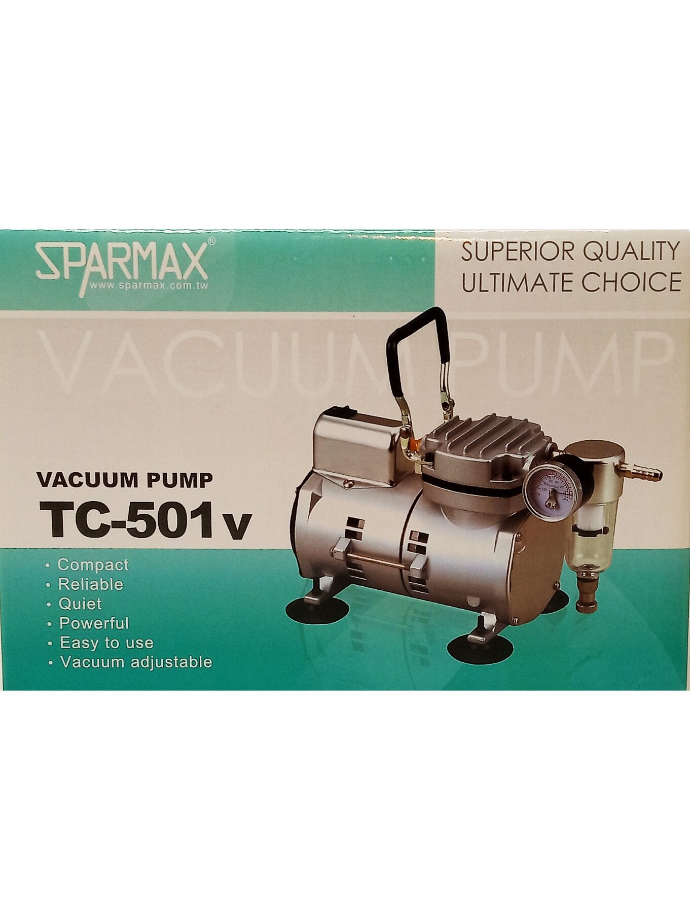 Насос вакуумный SPARMAX TC-501V (0-650mmHg/24л\мин)