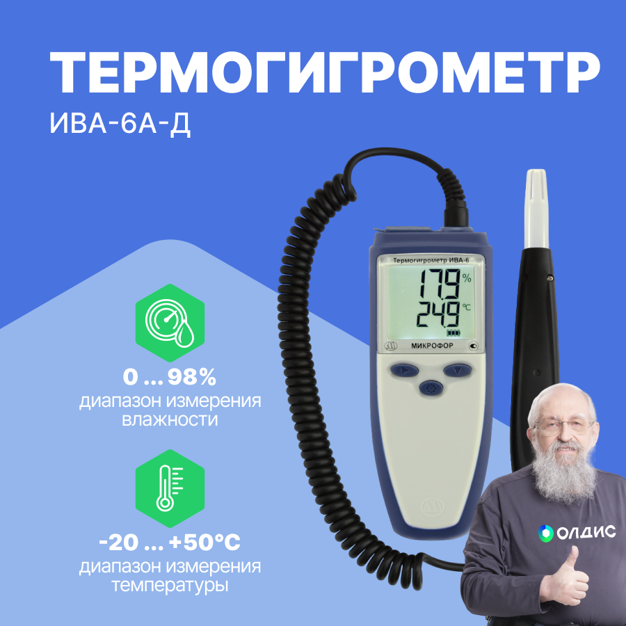 Термогигрометр ИВА-6А-Д