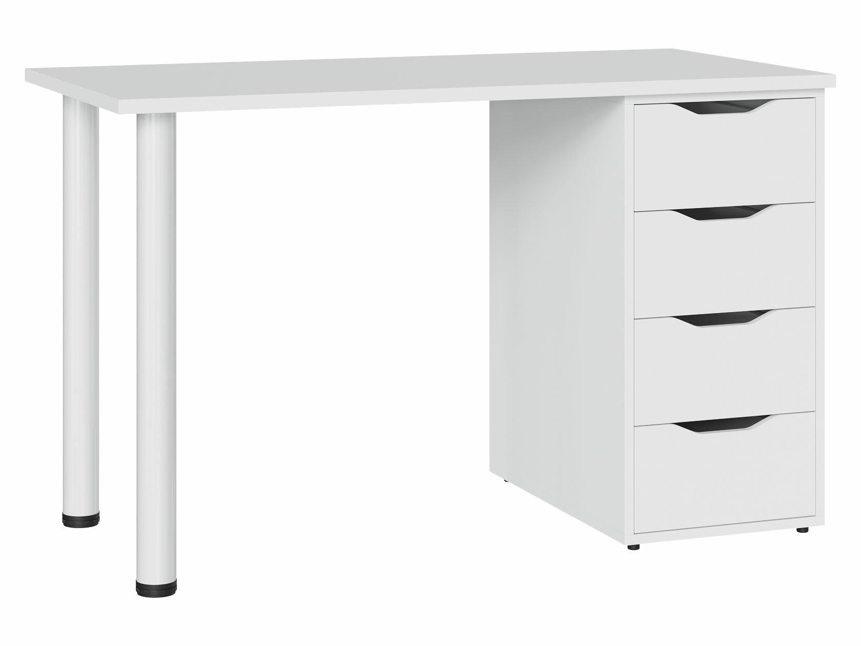 Письменный стол Первый Мебельный СПМ-950.12 / СПМ-950.14 Белый 120 см