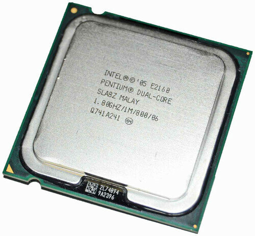 Процессор Intel Pentium E2160 (1M Cache, 1.80 GHz, 800 MHz FSB) HH80557PG0331M