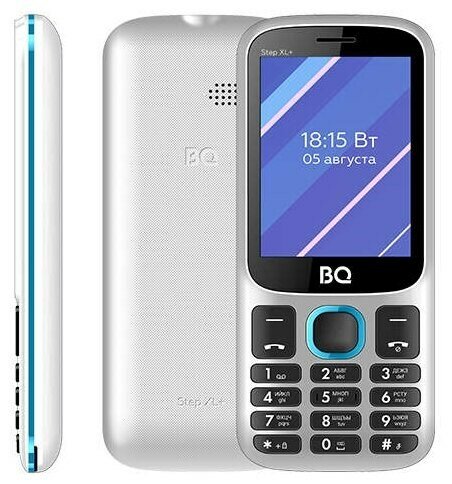 Сотовый телефон BQ 2820 Step XL+ White/Blue