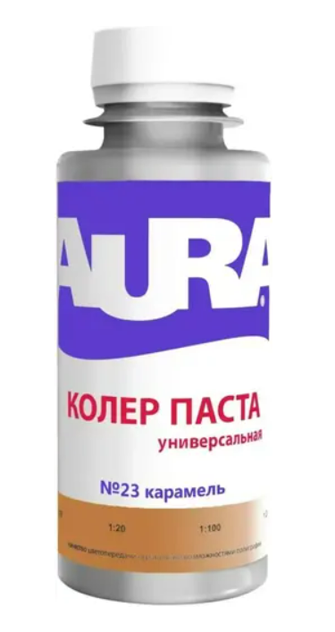 Колер Паста Aura 0.1л Карамель №23, Универсальная.