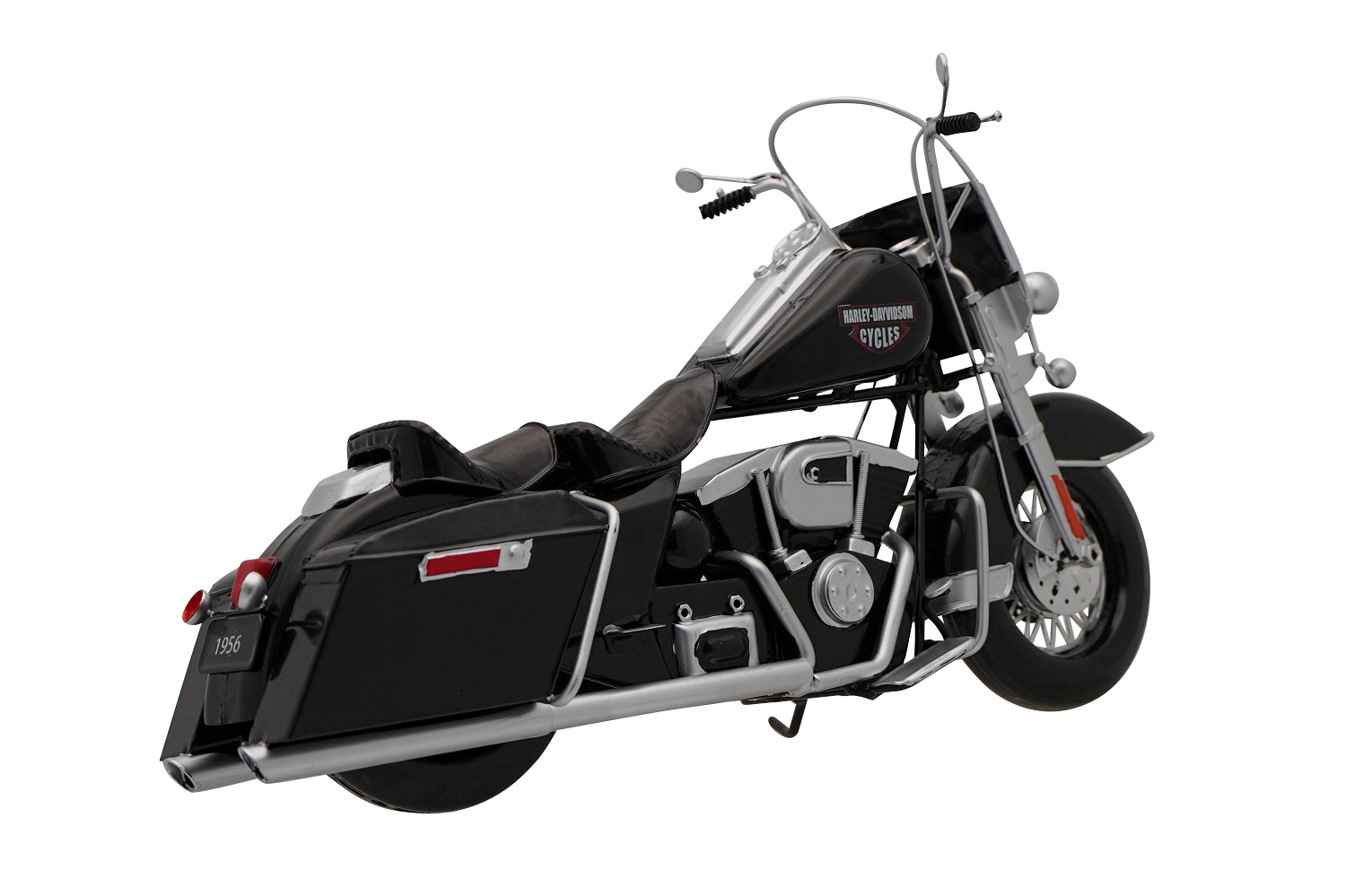 Модель металлического мотоцикла Harley Davidson Road King черный длина 40