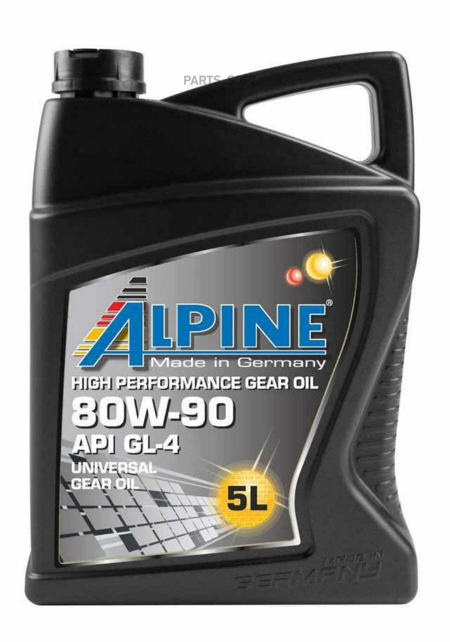 ALPINE 0100682 Масло трансмиссионное Gear Oil 80W-90 GL-4 5л