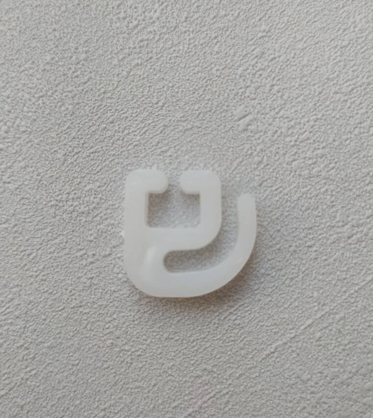 фото Крючки для алюминиевого карниза, 100 шт