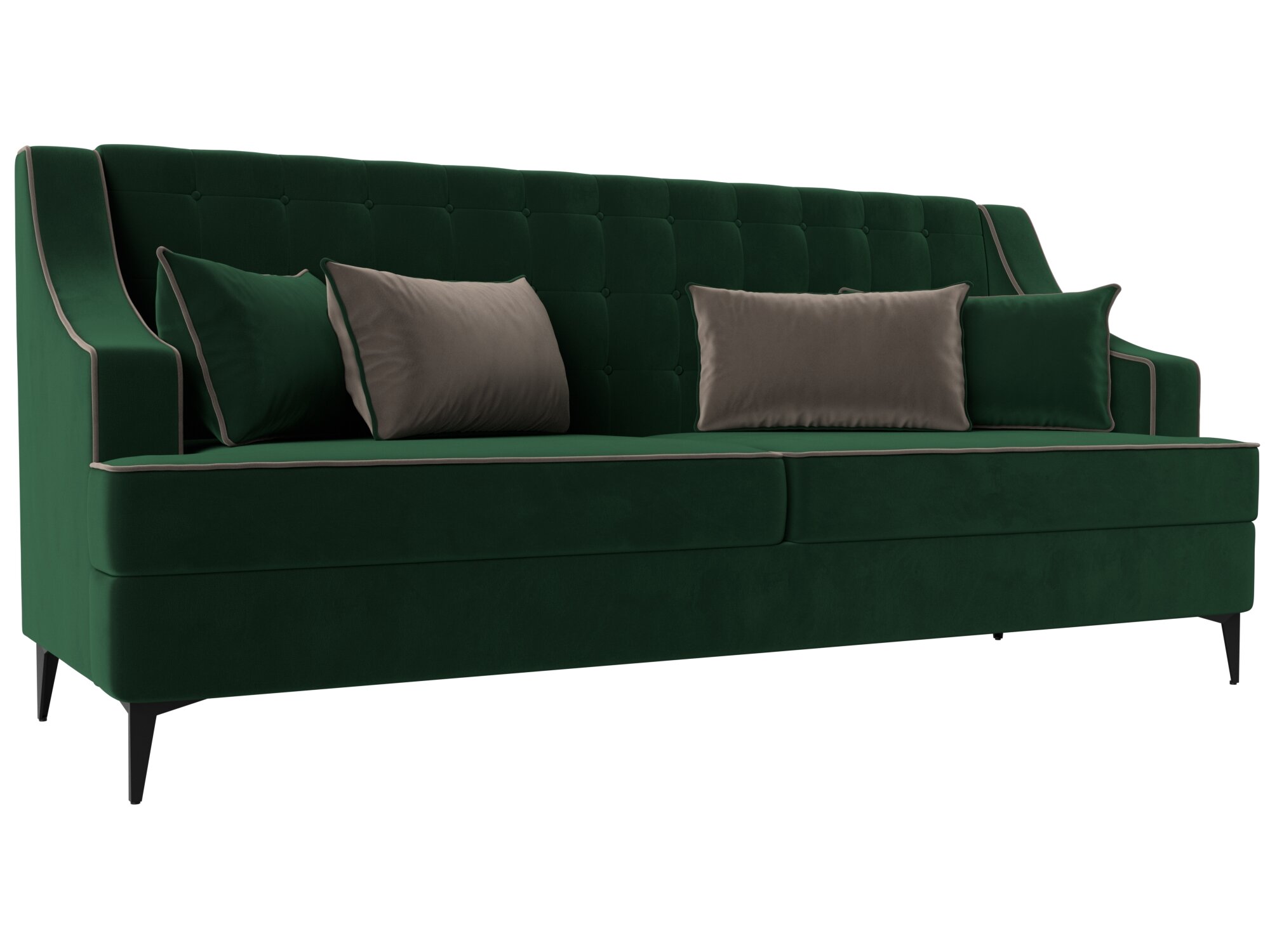 Прямой диван Марк, Велюр, Модель 111897