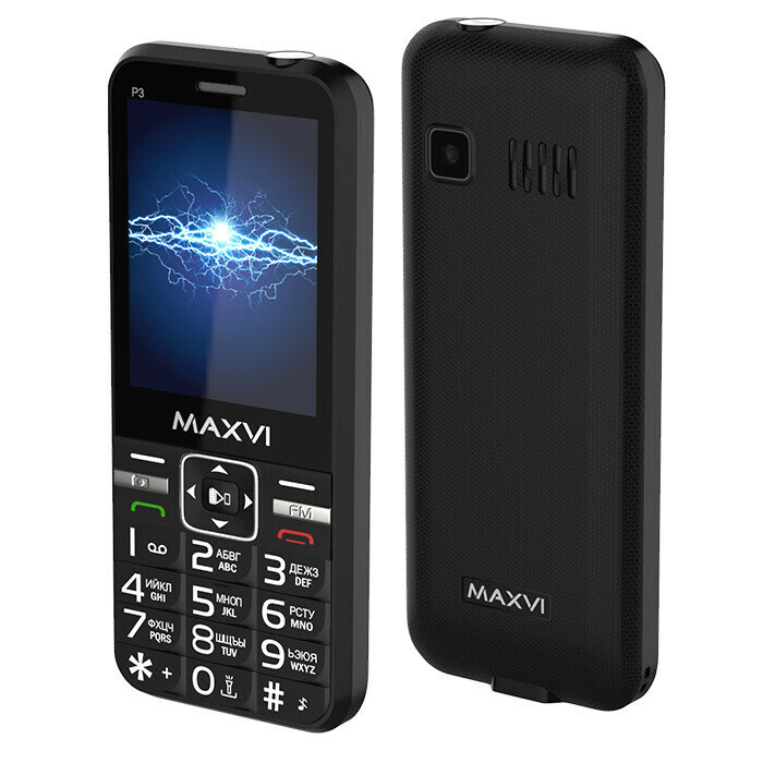 Телефон Maxvi P3 black