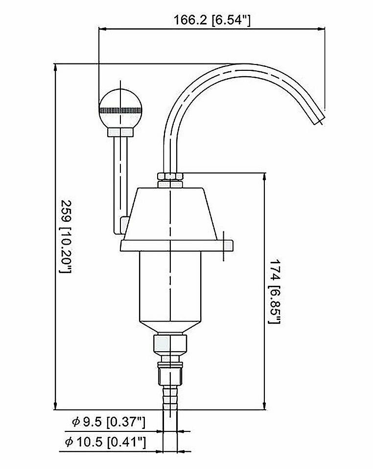 Кран-насос для подачи воды (10014893)