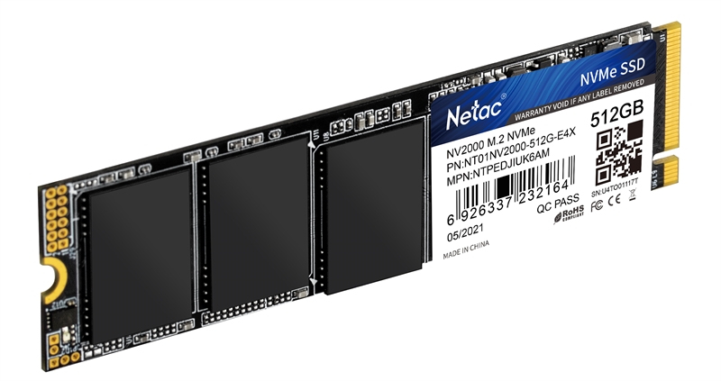 SSD накопитель Netac NT01NV2000-512-E4X