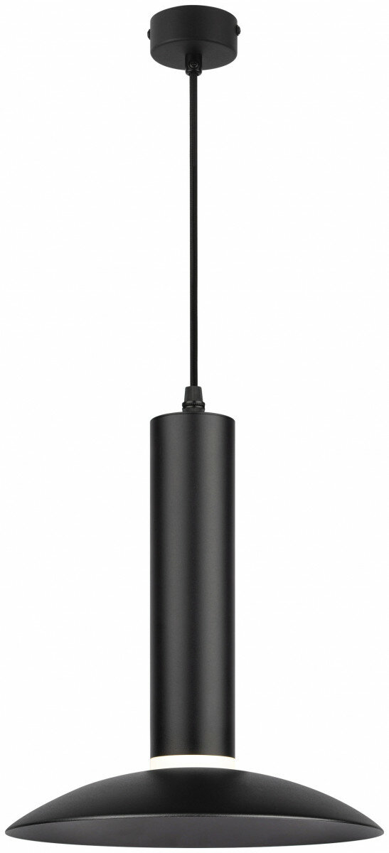 ЭРА Светильник подвесной (подвес) ЭРА PL14 BK MR16 GU10 потолочный цилиндр черный