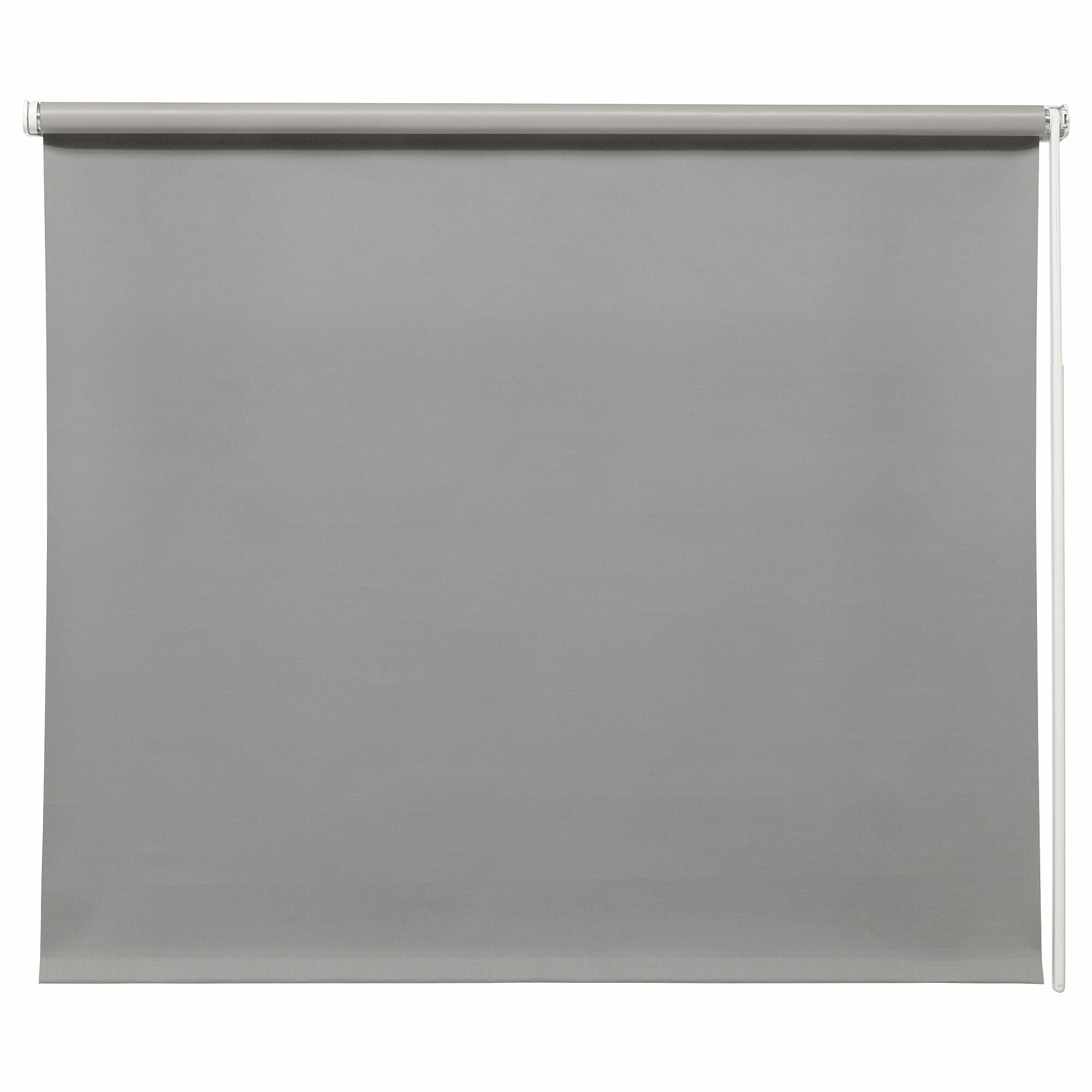 Икея / IKEA FRIDANS, фриданс, рулонные шторы, серый, 120x195 см, непрозрачный