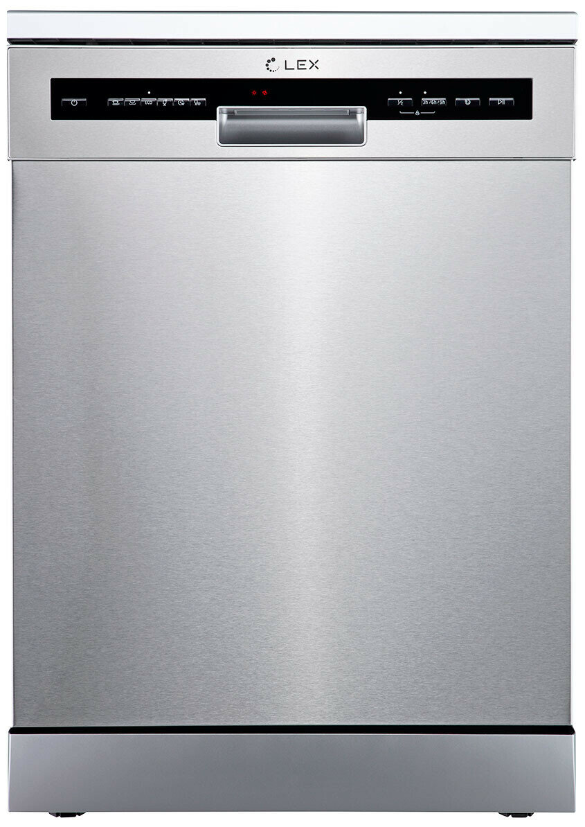 машина посудомоечная LEX DW6062IX 60см 14 комплектов серебристый - фото №1