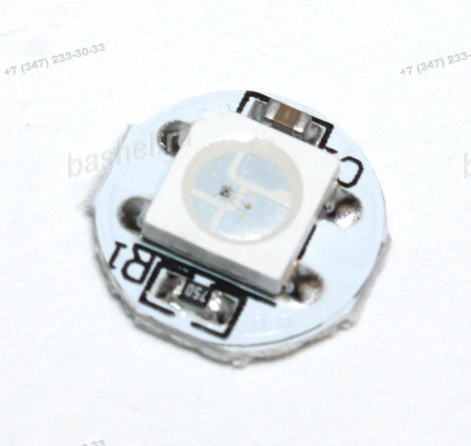 LED chip 5050 RGB с пиксельной адресацией, WS2812B White, Светодиод SPI на белой плате, Белый индивидуально адресуемый ц