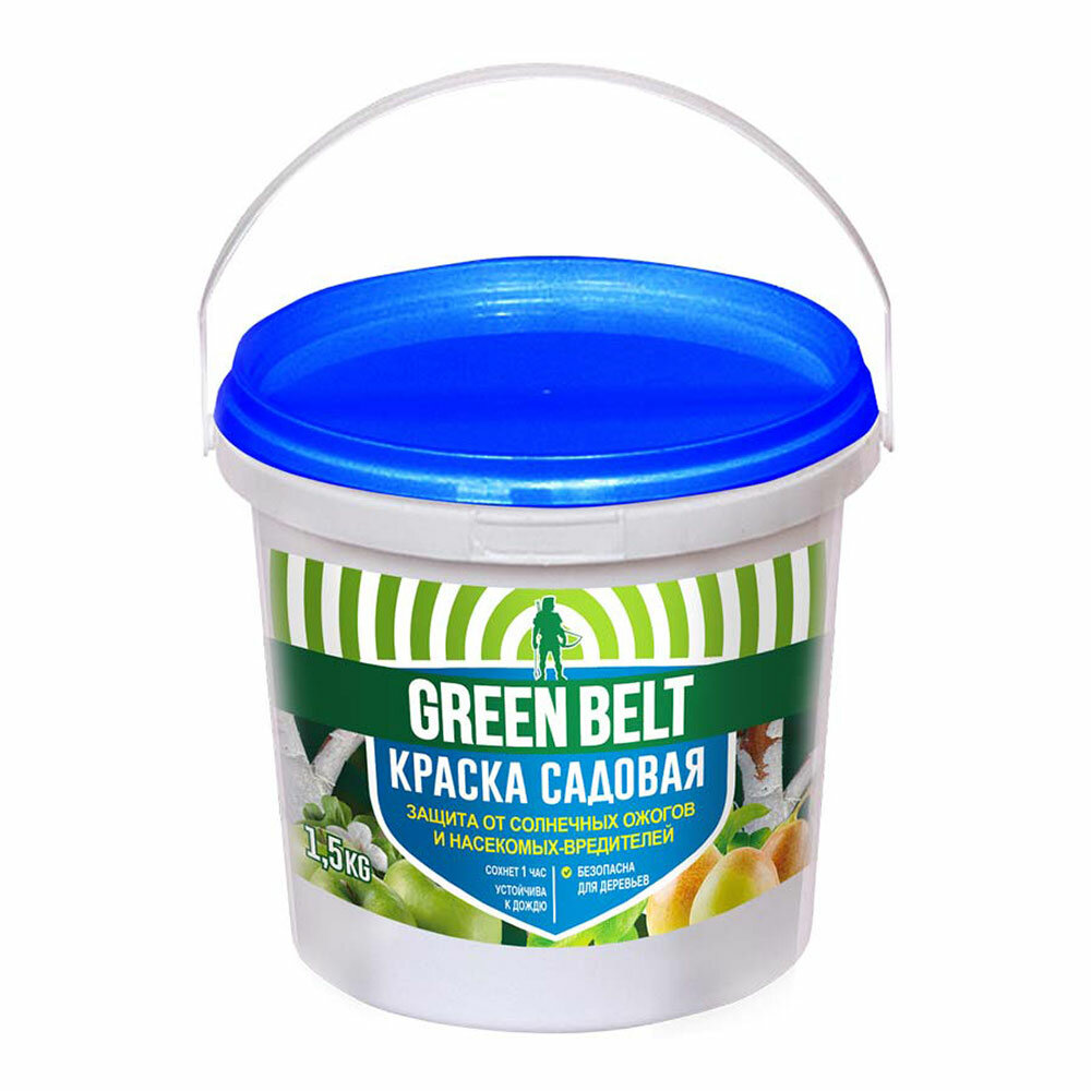 Краска садовая акриловая для деревьев GREEN BELT