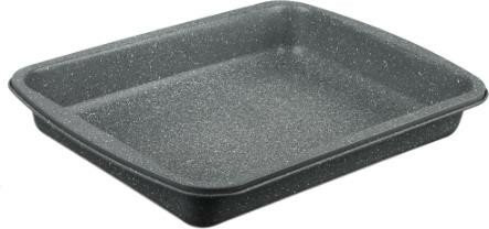 фото SATOSHI Буко Противень глубокий, 40х29х6см, угл.сталь, антипригарное покрытие "Мрамор" 849-194 849-194 (Противень)