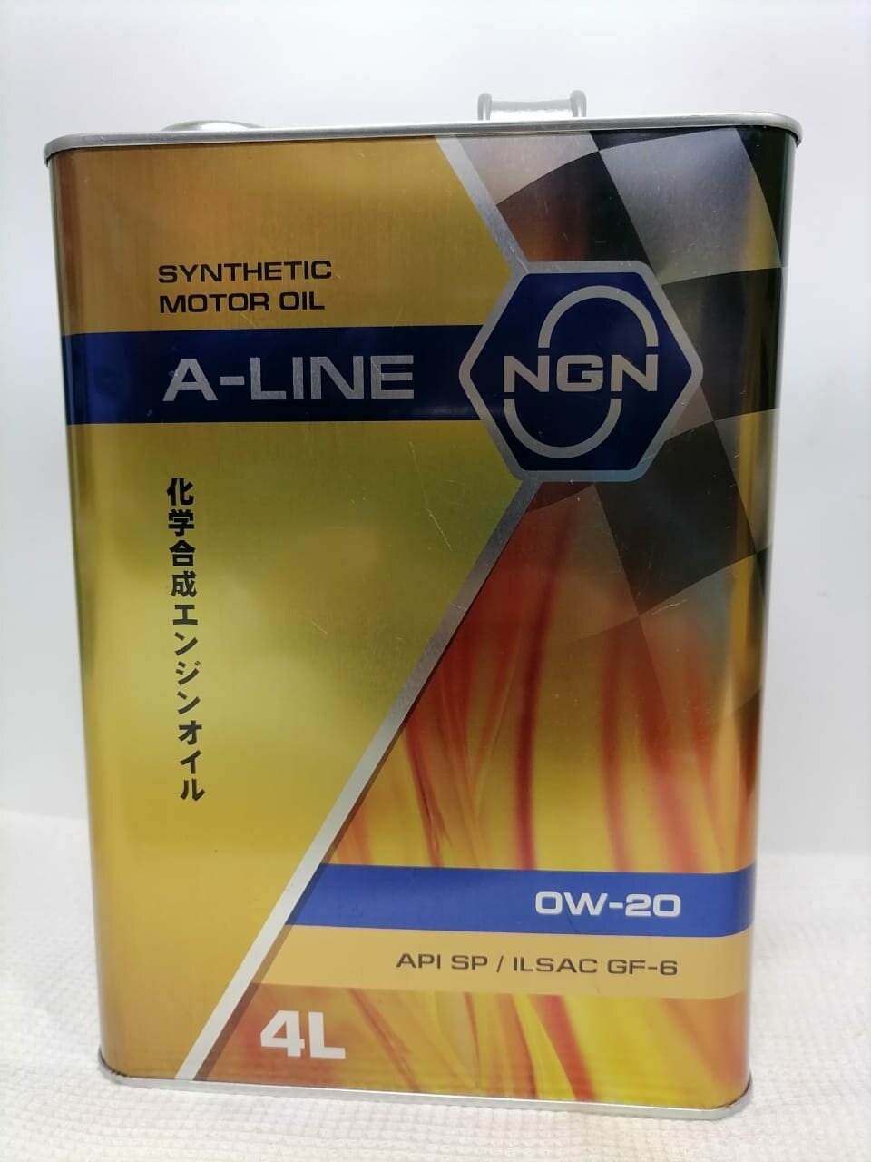 Масло моторное NGN A-Line GF-6 0W-20 синтетическое 4 л артикул V182575105