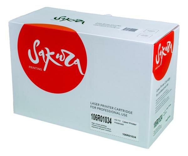 картридж Sakura 106R01034 - фото №2