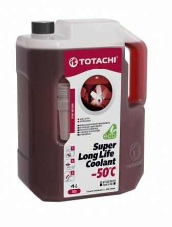 Охлаждающая жидкость TOTACHI SUPER LLC Red -50C 4л 41904