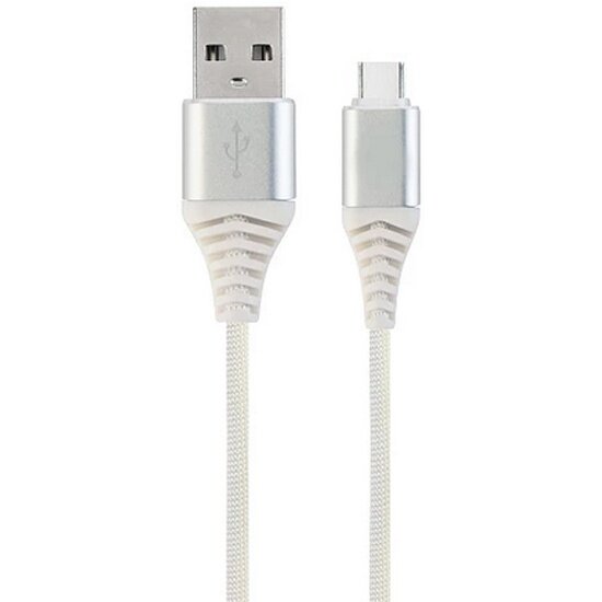 Кабель Filum USB 2.0 Pro, USB-A(M)-USB Type-С(M), белый, 2A, 1 м.