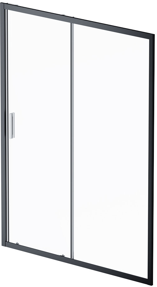 W90G-150-1-195MT Gem Solo Дверь душевая 150х195 стекло прозрачное профиль матовый хром