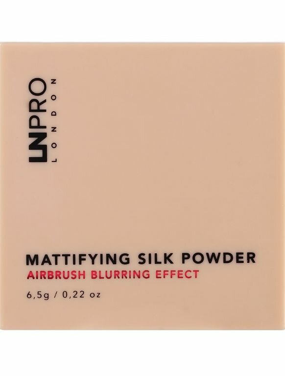 LN Pro Пудра матирующая Mattiifyng Silk Powder airbrush blurring effect, тон 103 натуральный бежевый