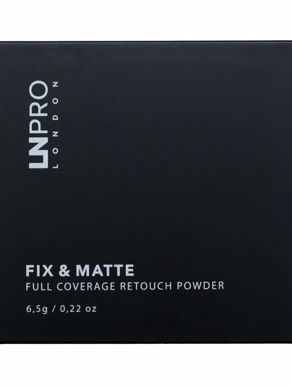 LN Pro пудра матирующая Fix & Matt Full Coverage Retouch Powder, тон 101 светло-бежевый