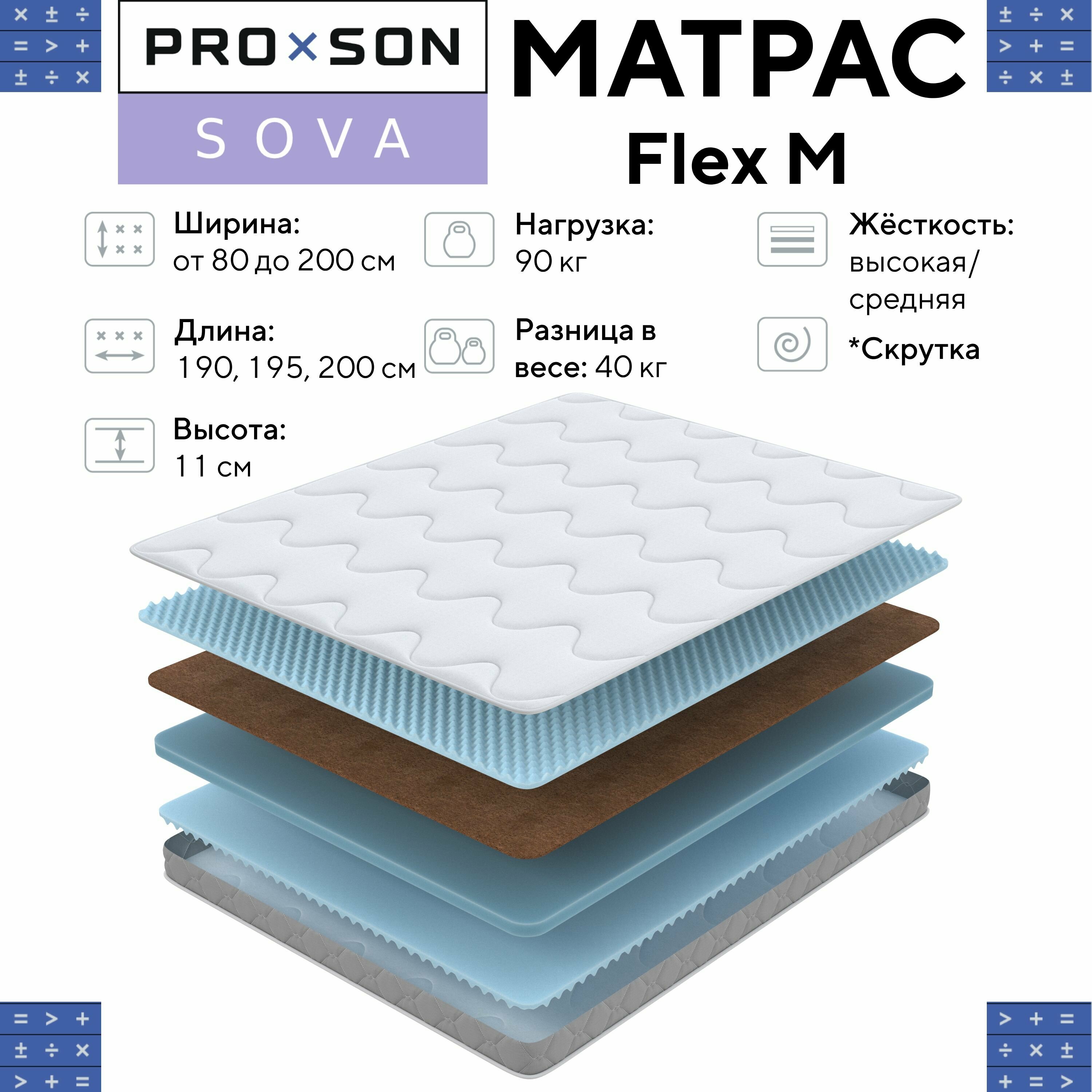 PROSON SOVA Flex M, 160x200 см