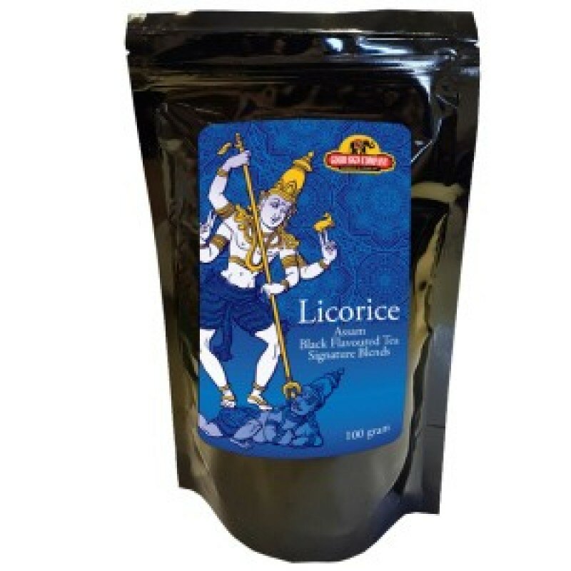 Чёрный чай с лакрицей Гуд Сайн Компани (Licorice Black tea Good Sign Company), 100 грамм