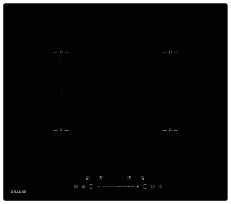 Индукционная варочная панель GRAUDE IK 60.2 B, черный
