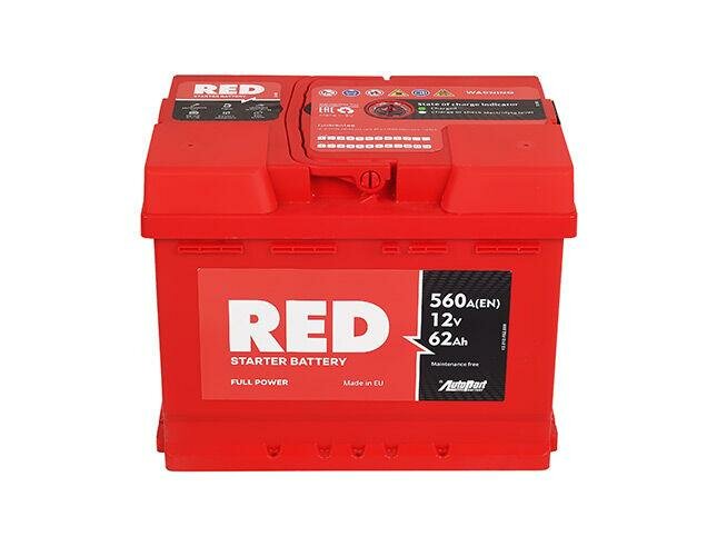 Аккумулятор Red 62Ач 560A L2 обратная полярность