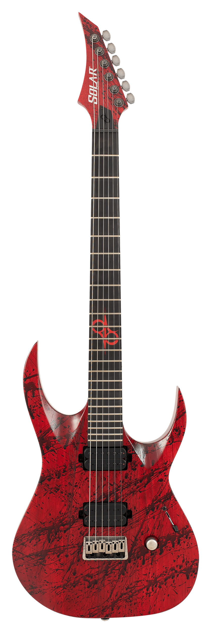 Solar Guitars A2.6 Canibalismo+ электрогитара цвет красный