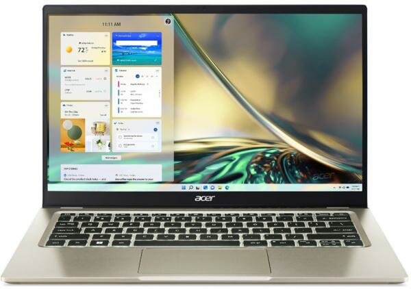 Ноутбук ACER SF314-512/i5-1240P/8GB/SSD512GB/14"/Iris Xe/IPS/FHD/Free DOS/Haze Gold (NX. K7NER.008)