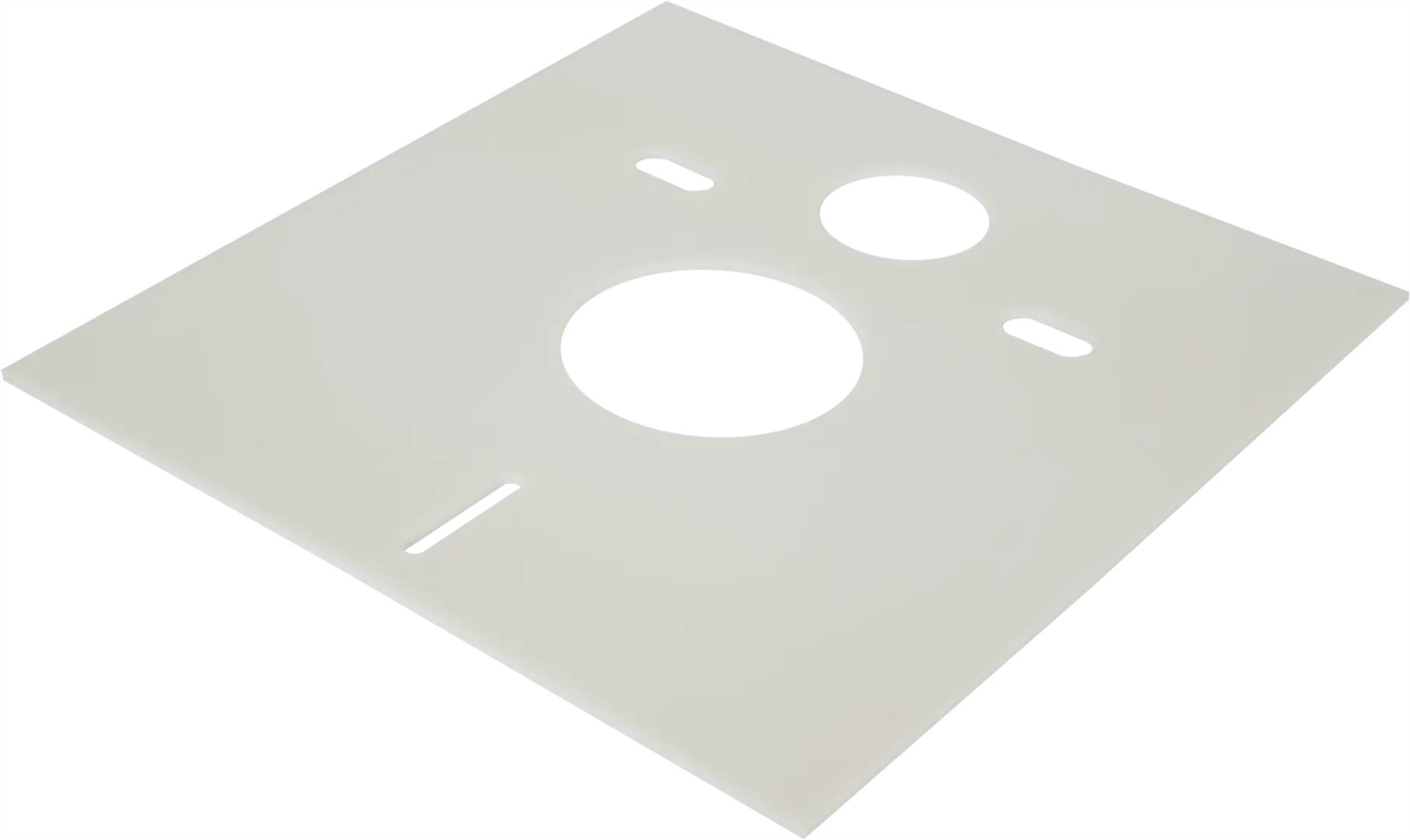 Прокладка универсальная для подвесного унитаза 40х42 см полистирол цвет белый